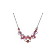 Collier fantaisie alvéolé nuances rose de chez Ikita