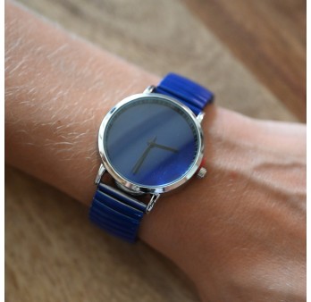 Montre Ernest bleu royal uni