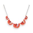 Collier Argenté Soleil Couchant