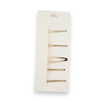 Set de 5 barrettes à cheveux fantaisie
