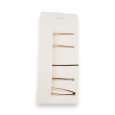 Set de barrettes à cheveux fantaisie rose et doré