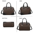 Sac à main rigide damier élégant