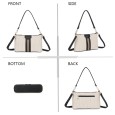 Sac à main rigide Elegance Urbaine beige