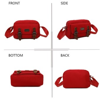 Sac bandoulière Gallantry rouge compact