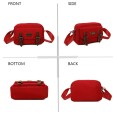 Sac bandoulière Gallantry rouge compact