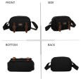 Sac bandoulière cartable Gallantry noir