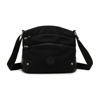 Sac bandoulière Gallantry noir multi-poches