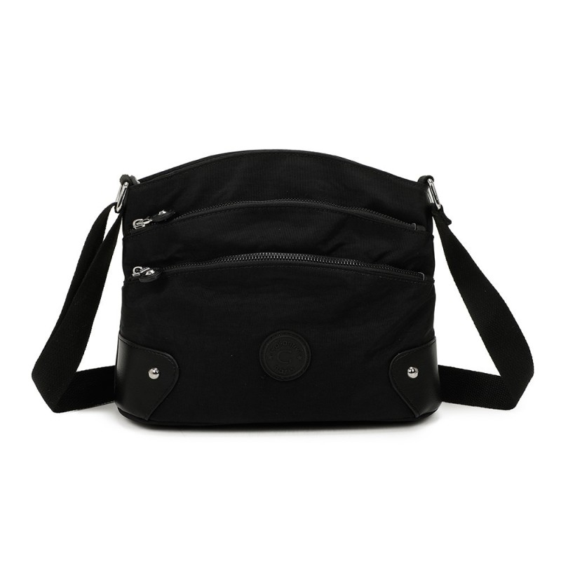 Sac bandoulière Gallantry noir multi-poches