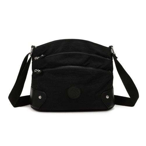 Sac bandoulière Gallantry noir multi-poches