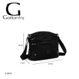 Sac bandoulière Gallantry noir multi-poches