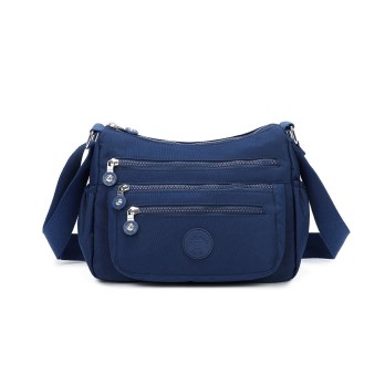 Sac Bandoulière Gallantry tissu bleu marine Multifacette