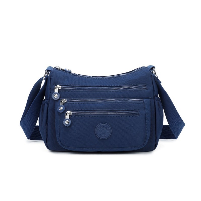 Sac Bandoulière Gallantry tissu bleu marine Multifacette