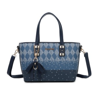 Sac à main rigide Gallantry bleu marine