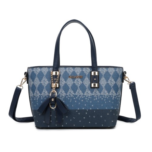 Sac à main rigide Gallantry bleu marine