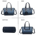 Sac à main rigide Gallantry bleu marine