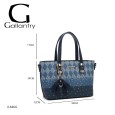 Sac à main rigide Gallantry bleu marine