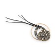 Collier fantaisie géométrique long
