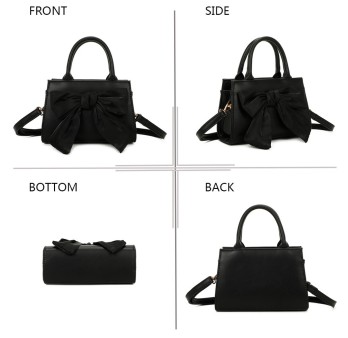 Sac à main noeud Gallantry noir
