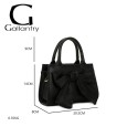 Sac à main noeud Gallantry noir