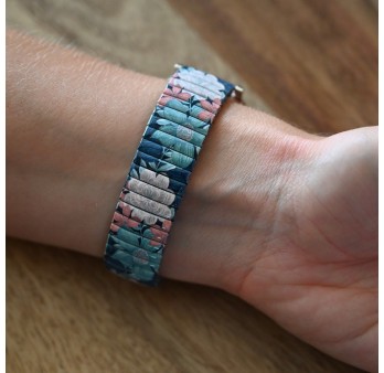 Montre Ernest imprimé fleurs vintage