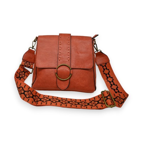 Sac bandoulière Mandoline Brique