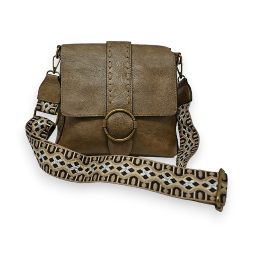 Sac bandoulière Mandoline kaki