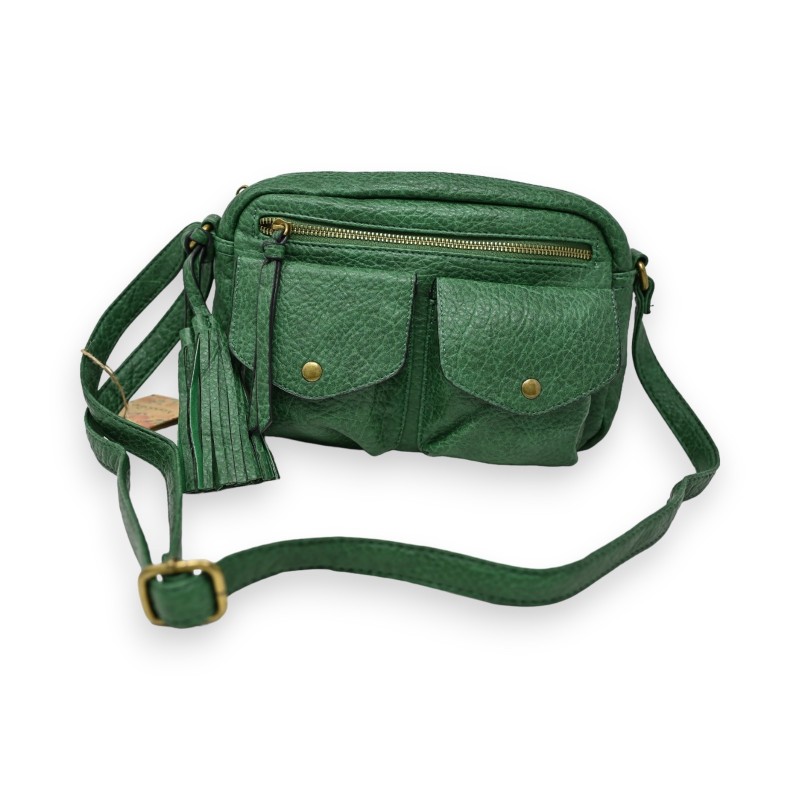 Sac bandoulière Souple Mandoline vert tendance