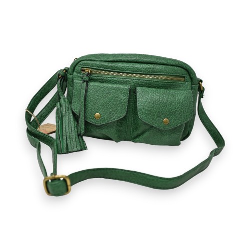 Sac bandoulière Souple Mandoline vert tendance