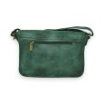Sac bandoulière Mandoline style cartable vert bouteille