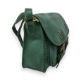 Sac bandoulière Mandoline style cartable vert bouteille