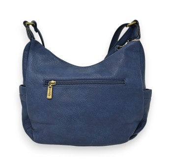 Sac bandoulière élégant Mandoline bleu marine