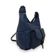 Sac bandoulière élégant Mandoline bleu marine