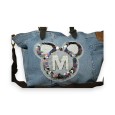 Sac à main jean Mandoline souris Paillettes