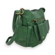 Sac bandoulière vert souple de chez Mandoline