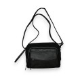 Sac bandoulière velours noir Mandoline