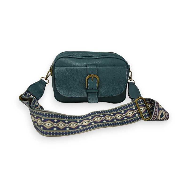 Sac bandoulière Mandoline Pétrole