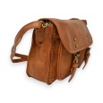 Sac cartable Mandoline camel