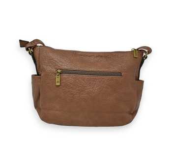 Sac bandoulière marron Mandoline