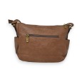 Sac bandoulière marron Mandoline