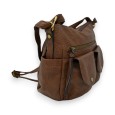 Sac bandoulière marron Mandoline