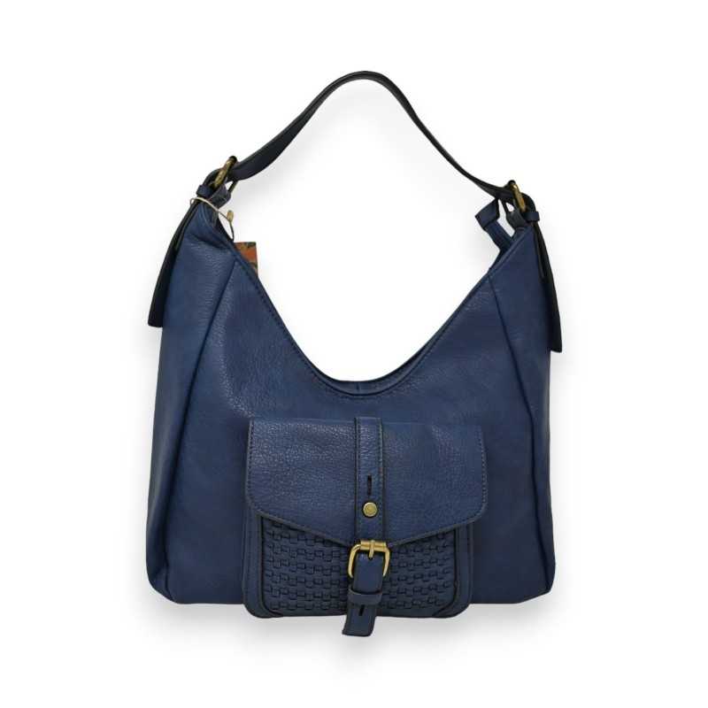 Sac à main bleu marine Mandoline