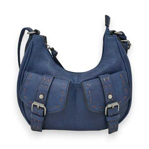 Sac bandoulière Mandoline bleu marine