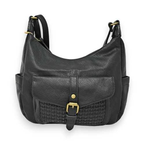 Sac bandoulière noir Mandoline