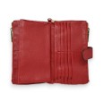 Portefeuille Compagnon Rouge Foncé Mandoline