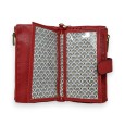 Portefeuille Compagnon Rouge Foncé Mandoline