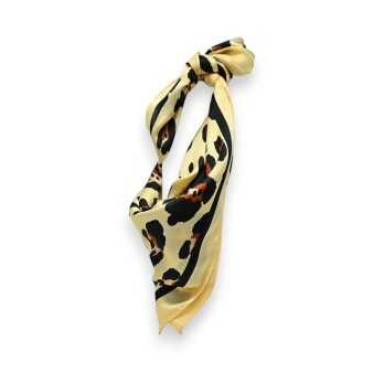 Foulard Carré Léopard