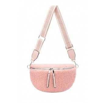 Sac Banane Bandoulière David Jones Rose Moumoute