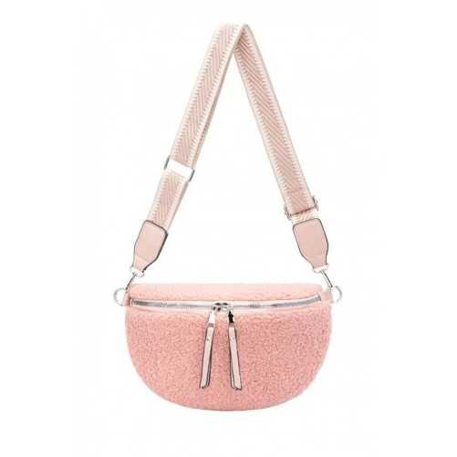 Sac Banane Bandoulière David Jones Rose Moumoute