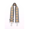 Bandoulière Tissu Ethnique moutarde