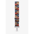 Bandoulière Tissu Géométrique Multicolore